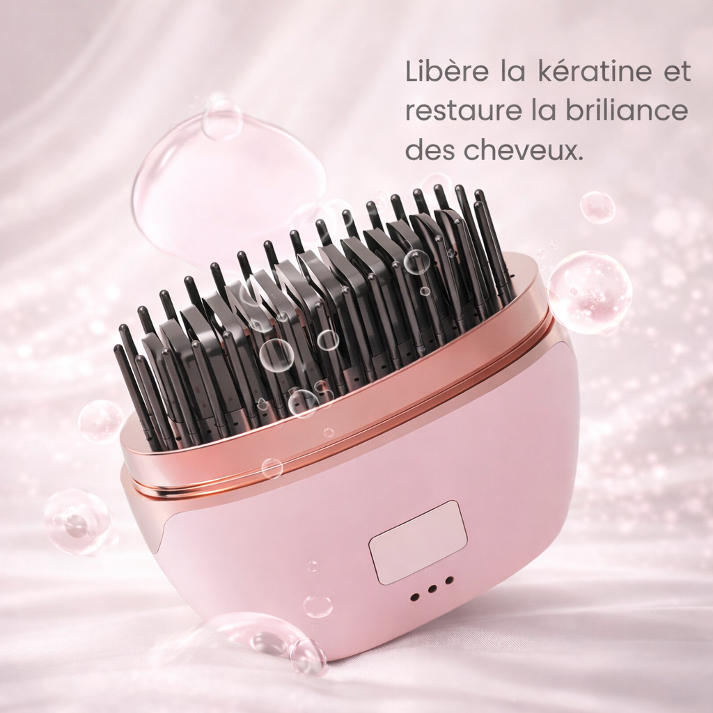 Mini Brosse Lissante Portable sans fil